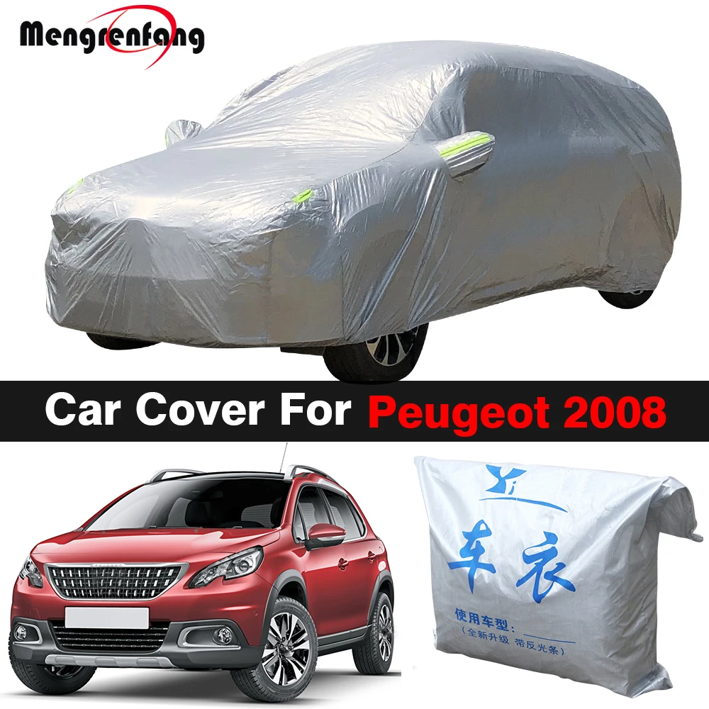 Copertura Completa Per Auto Suv Anti-Uv Outdoor Indoor Sun Shade Rain Snow Dust Protection Cover Per Peugeot 2008