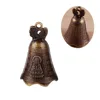 Antique Bell China's mini Brass Copper sculpture pray Guanyin Bell Shui Feng Bell Invitation Buddha Buddhism Y0O1 ► Photo 2/4