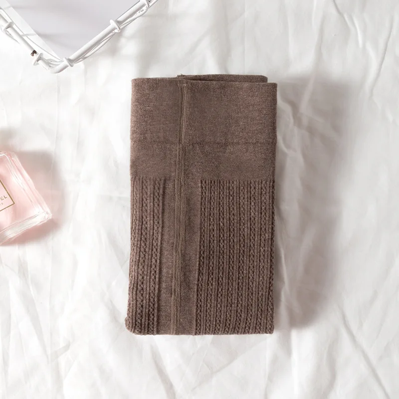 Осень Зима теплые колготки высокая эластичная талия кашемир толстые ...