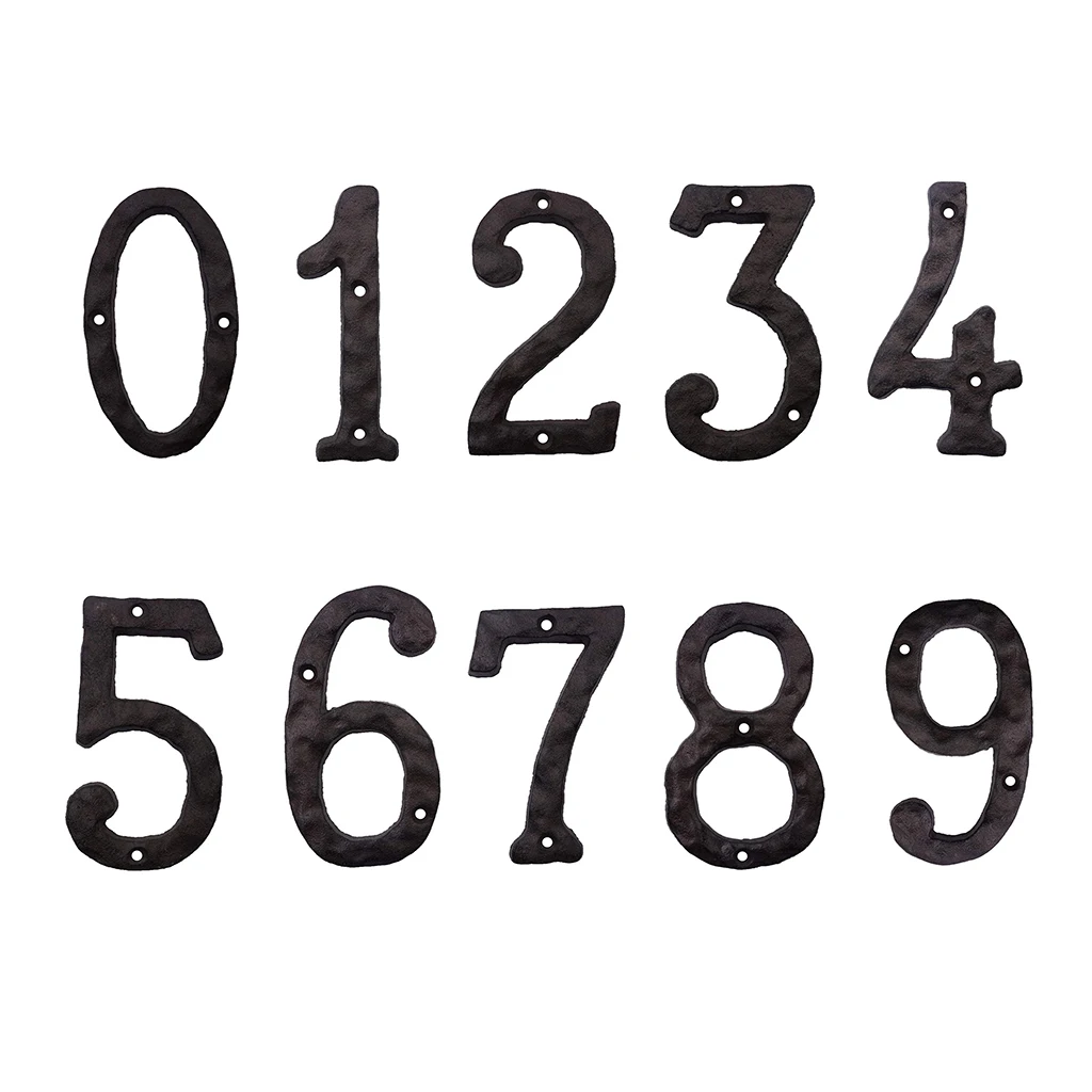 От A до Z, от 0 до 9 металлические буквы и цифры из кованого железа Алфавит буквы цифры знаки дома двери адрес комнаты знаки с винтами, 8 см