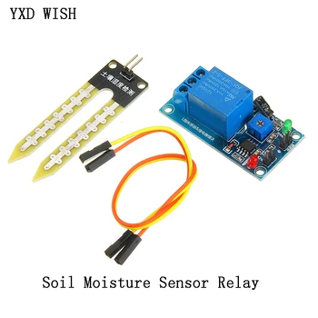 

DC 5V 12V Soil Moisture Sensor Relay control Module Automatic Watering of Humidity Starting Switch 5/12 V Volt Relays Module