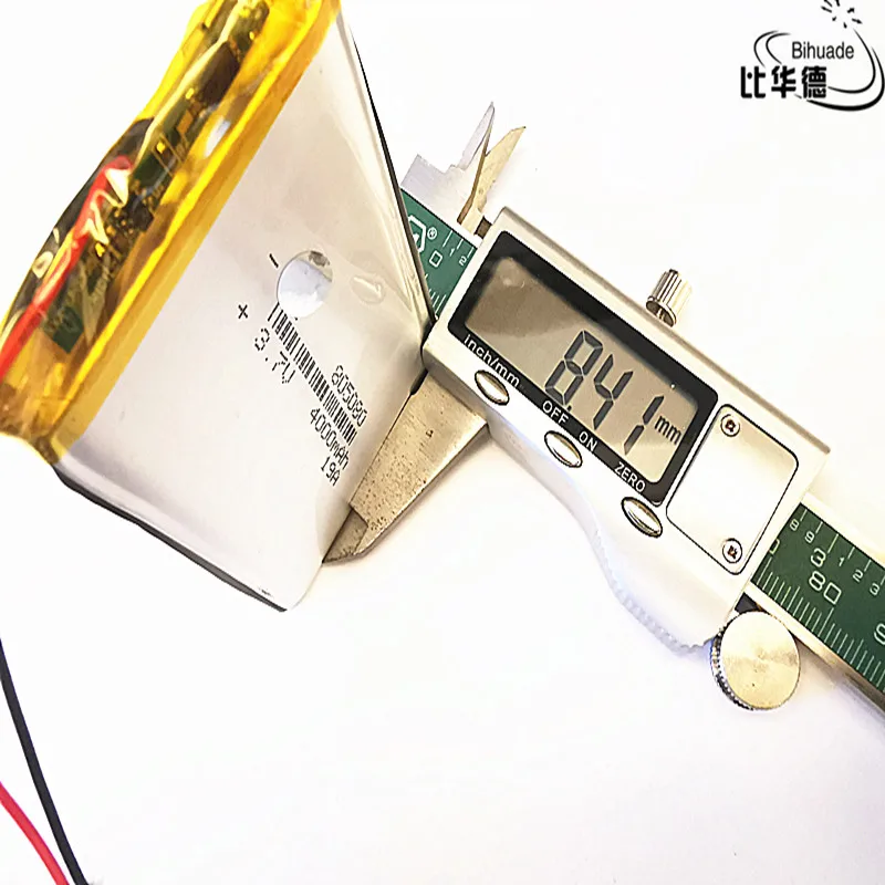 Lithium Ion Battery JST 2.0mm 2Pin 3.7V 4000mAh 805080 Lithium Polymer LiPo Rechargeable Battery cells For Power bank