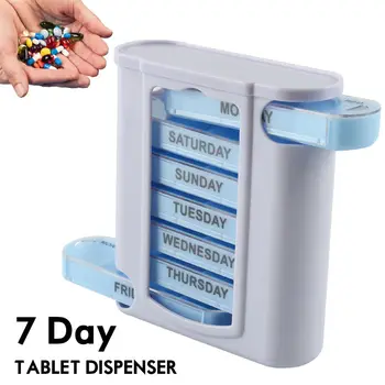 

Weekly Daily Pill Box Organiser Tablet Medicine Storage Dispenser 7 Day Week