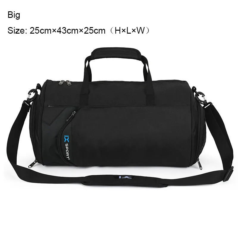Black Big IX Plus XL большая спортивная сумка, сумки для фитнеса, влажная сухая спортивная сумка для женщин и мужчин, сумка для йоги, спортивная обувь, Gymtas, сумка для путешествий XA23WA - Цвет: Black Big