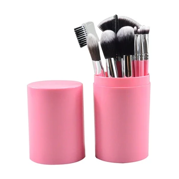 

Meinaiqi 12 Pcs/Set Makup Brushes Kits Professional Beauty Makeup Tools Foundation Cosmetics Blending Brush Soft Synthetic Hair(