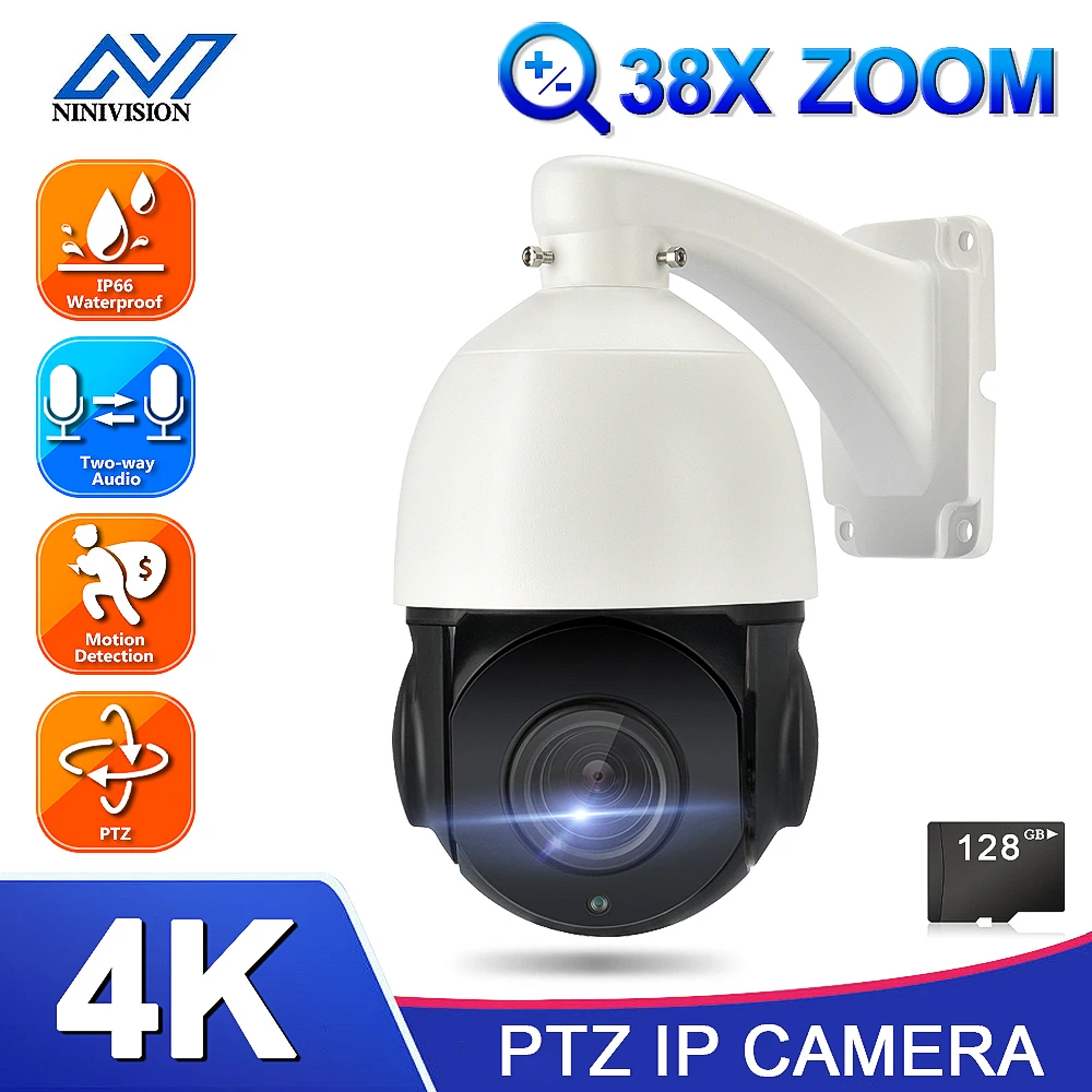 Tanio CCTV Security POE 4K 8MP prędkość kopuła kamera PTZ