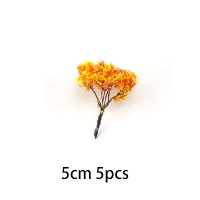 DIY sand table material sence accessories model tree/model plant 5pcs/3pcs for miniature Lansape/model Layout CC model