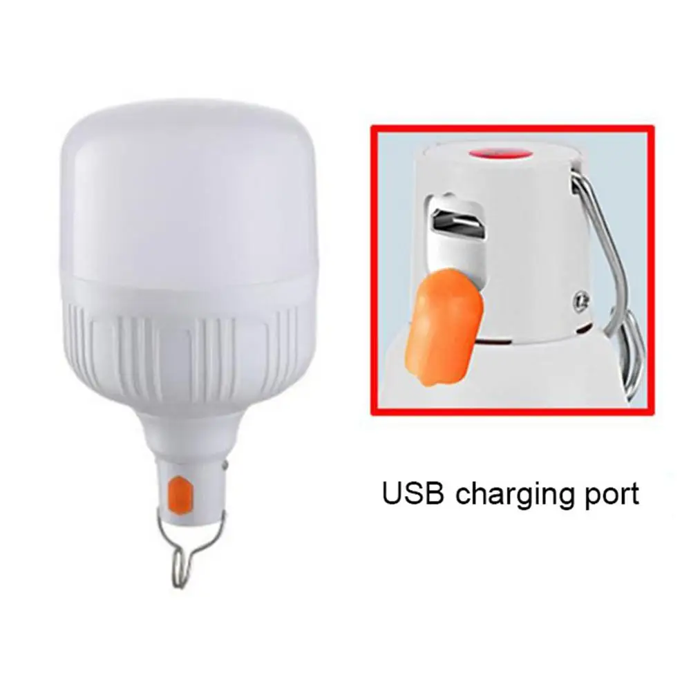 30 Вт USB зарядка светодиодный портативный фонарь белый перезаряжаемый подвесной