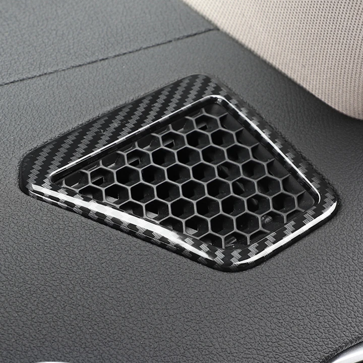 

Car Inner Dashboard Upper Air Outlet Vent Cover ABS Trim 2pcs for BMW 3 Series G20 G28 2019 2020