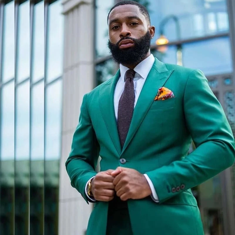 Men Suit 2 Piece,White Suits For Men, Slim fit Suits, Two Button Suits