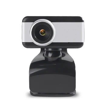 

360 Degrees Rotatable USB 2.0 Webcam With Microphone 480P Video Conference Driverless Web Cam Clip-On Laptop Computer Camera