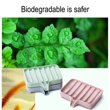 Мыльница без бурения настенный двухслойный держатель для мыла мыльница аксессуары для ванной комнаты Мыльницы самоклеющиеся