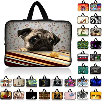 

Pug Laptop Computer Bag Notebook PC Smart Cover For ipad MacBook waterproof Sleeve Case 7 10 12 13 14 15 17 inch Laptop tablet