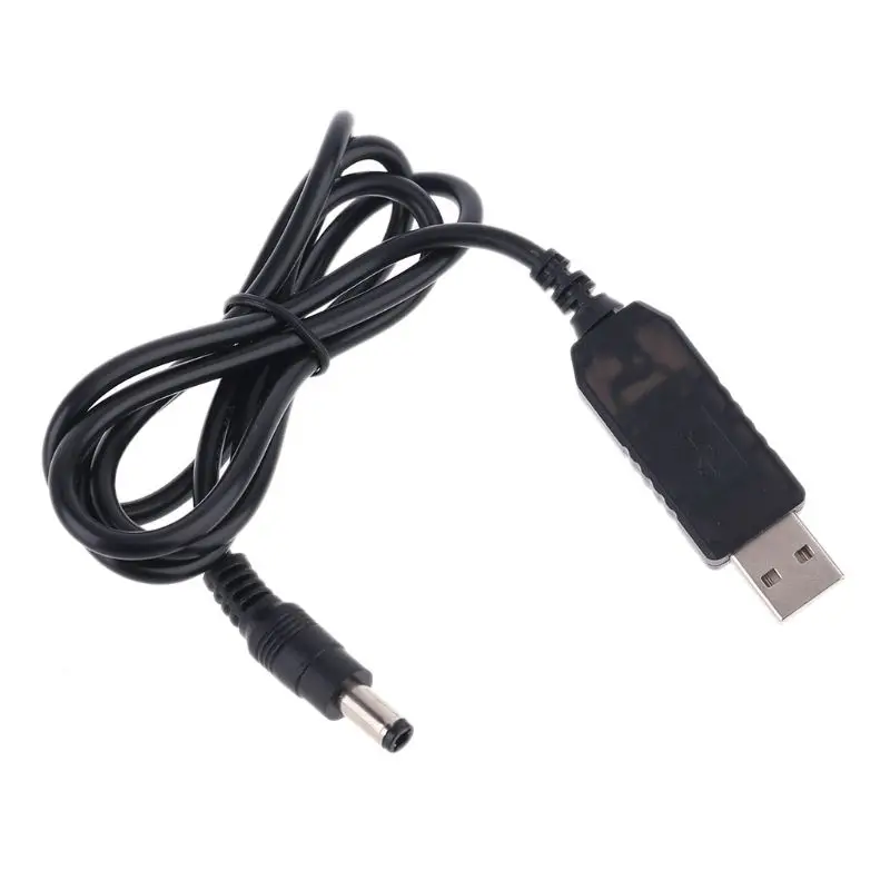 

QC 3.0 USB To DC 12V 1.5A 5.5x2.1mm Step Up Cable Power Boost Line For WiFi Router LED Strip Light and more 12V Devices