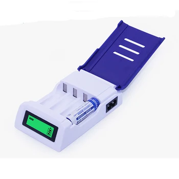 

Universal 4 Slots Smart Battery Charger For 1.2V AA/AAA Rechargeable Batteries Charger with LCD Display Screen EU US UK AU Plug