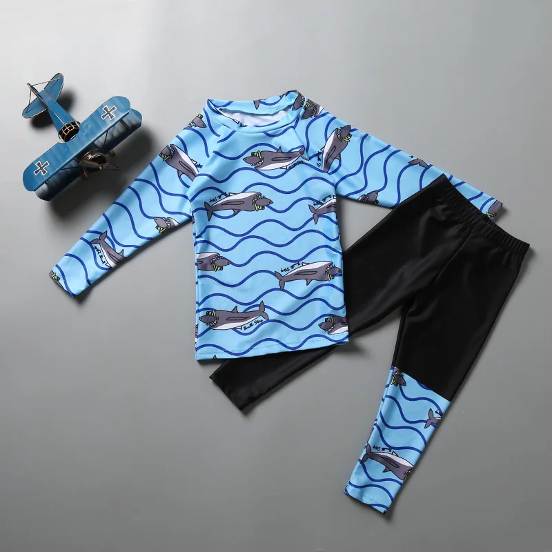 Boys' Swimsuit Whole Body Rash Protection UV Protection 3-11y