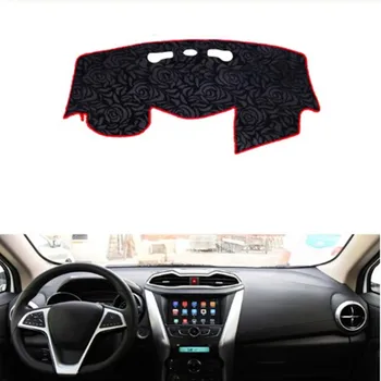 

Rose Pattern Non-slip Dashmat Dash Mat Dashboard Cover Pad Cover Carpet Car Sticker for BYD YUAN EV 2016 2017-2019 Car Styling