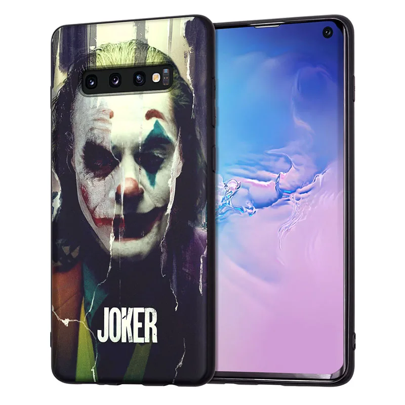 Мягкий ТПУ чехол для samsung Galaxy S8 чехол DC Joker для samsung S9 Чехол черный для samsung S7 Edge S8 S9 S10e S10 Plus чехол