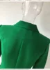 HIGH STREET 2024 Stylish Designer Blazer Women's Double Breasted Lion Buttons Slim Fitting Blazer Jacket 6