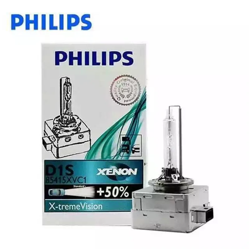 Оригинальные автомобильные ксеноновые лампы Philips D1S D2S D2R D3S X Treme Vision + 50% 85122XV для BMW