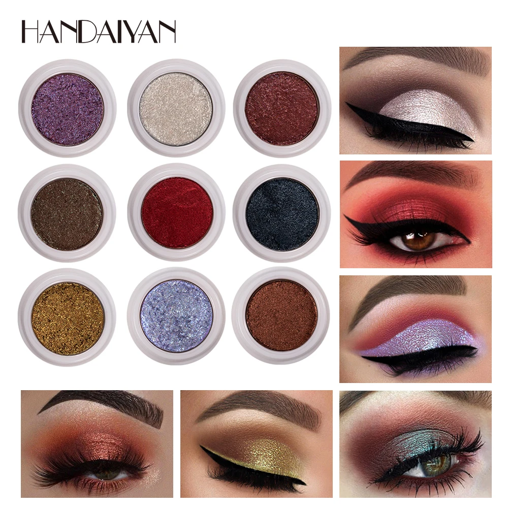 Eye Shadow Makeup Mashed Potato  Monochromatic Polarizing Pearlescent Eye Shadow Easy to Pack Pigmented Smoothly