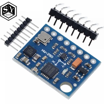 

GREAT IT GY-87 10DOF Module MPU6050 HMC5883L BMP180 GY87 Sensor Module GY87 For Arduino