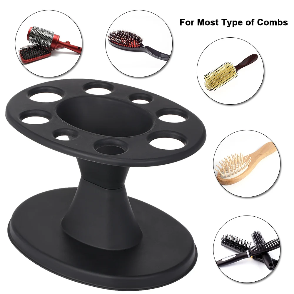 8 отверстий сушилка для волос держатель гребня органайзер хранения ванной