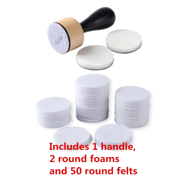 Ink Blending Tool Replacement Domed Foam Applicators - 30 Pack