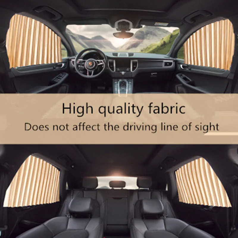 Skup 1 para osłona przeciwsłoneczna do samochodu satin parasol magnetico track adsorpcja osłona przeciwsłoneczna do samochodu krem do opalania zasłony samochodowe