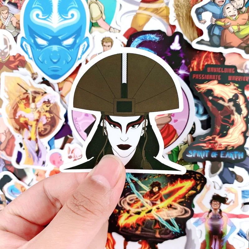 50 шт./упак. аниме Аватар: последние наклейки Airbender разные для мотоциклов