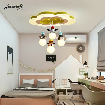 

Novelty E27 Bulb Light Cartoon Animal Monkey Zebra Giraffe Children Kids Bedroom Pendant Lamp Hang Pendant Light Sleeping Light