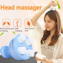 3D Водонепроницаемый Электрический массажер для головы, беспроводной массажер для кожи головы, предотвращающий выпадение волос, вибрирующий уход за мозгом, тело, глубокое разминание тканей Vib