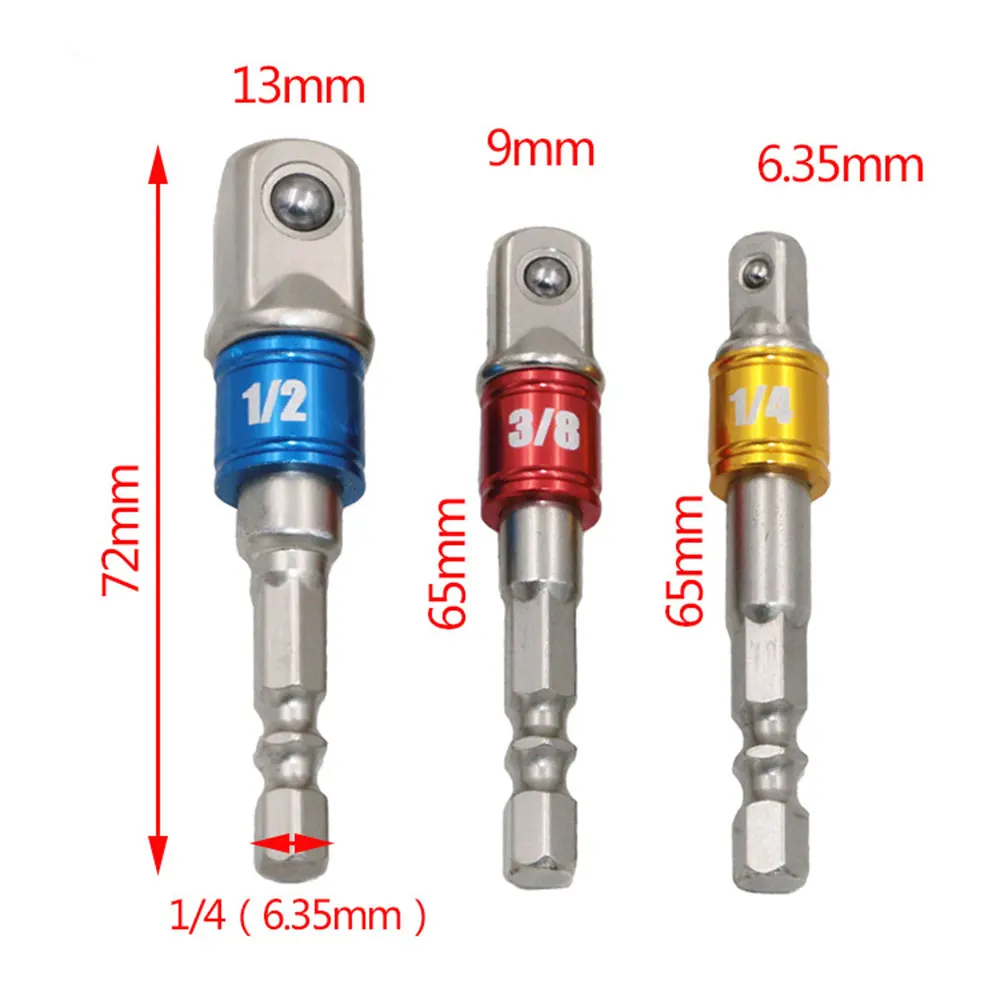 Ratchet Sleeve Adapter Wrenches Rod Socket Connector Household Parts Gadget 1/4 3/8 Durable Useful Craftsman Electric Drill Ratchet Sleeve Adapter Wrenches Rod Socket Connector Household Parts Gadget 1/4 3/8 Durable Useful Craftsman Electric Drill