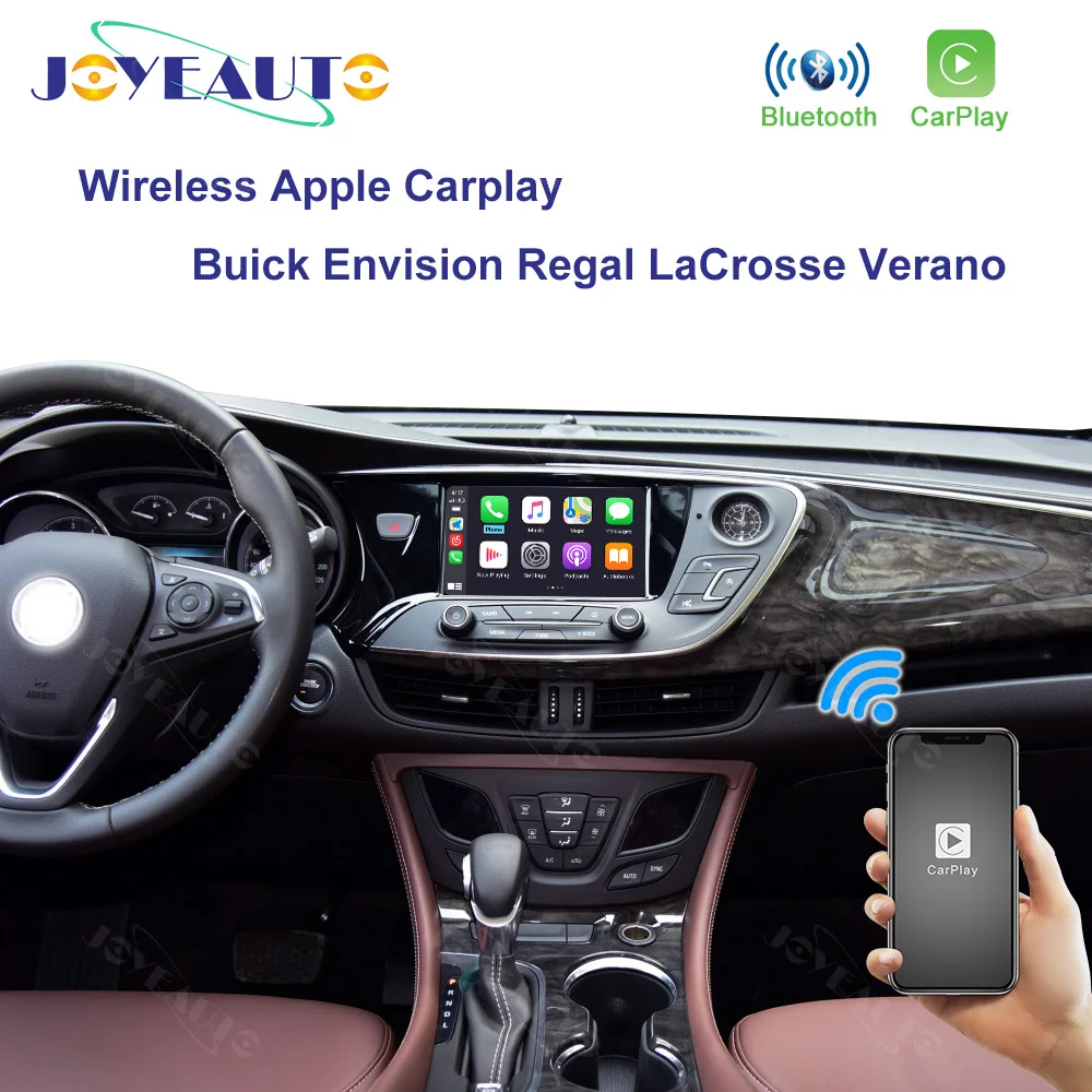 Joyeauto беспроводной Apple Carplay для Buick Regal La crosse Verano Envision 2014-2018 Android авто зеркало в форме