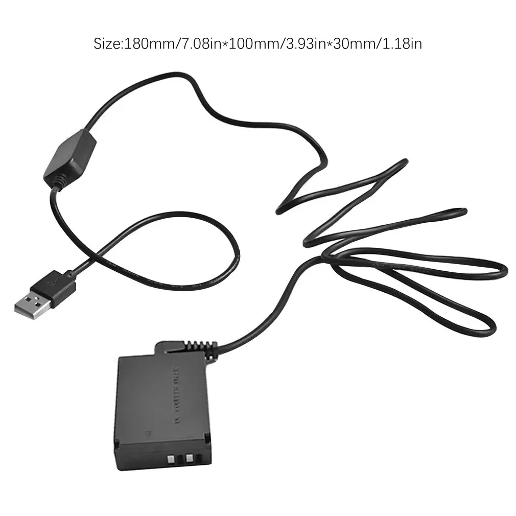USB Кабель адаптер для камер Canon EOS M M2 M10 M50 M100 5 В 2 а с разъемом ACKE12 на постоянный ток