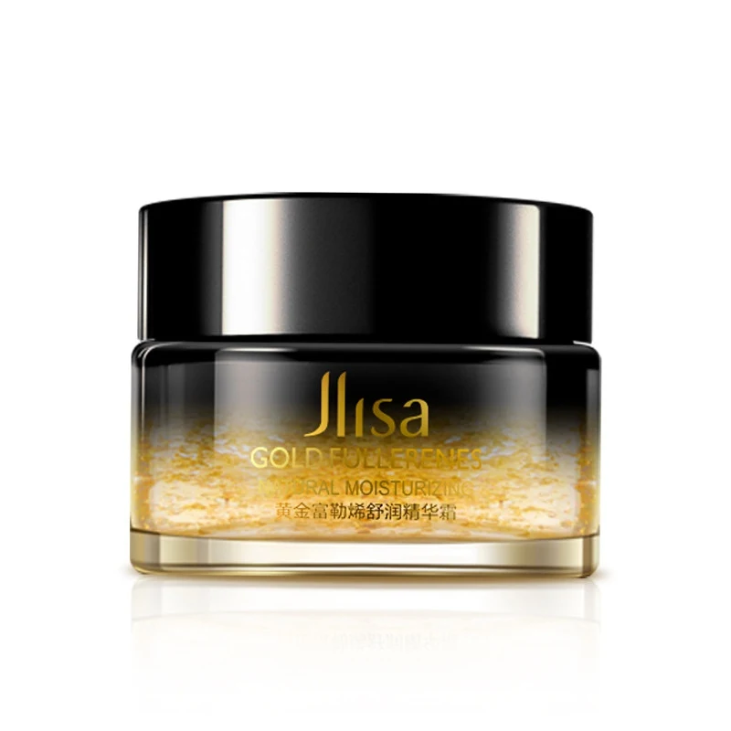 Cream 24K Gold Fullerene Успокаивающая эссенция глубокий ремонт морщин увлажняющий уход за гладкой кожей увлажняющий крем - Цвет: Cream