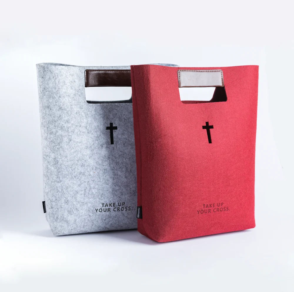 My десять художественных войлочных сумок сумка-тоут Подарочная сумка для покупок