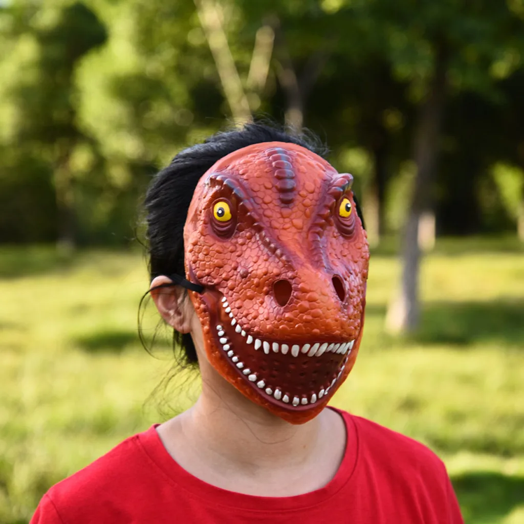 

Dinosaur Mask Halloween Masquerade Festival Emulsion Realistic Costume Toy Party Mask Halloween Decoration Scary Mask Halloween