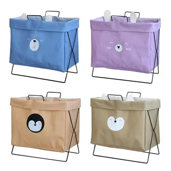 

Laundry Basket Clothes Storage Bin With Handles For Bathroom Linen Cotton Organizer Basket Kid Toy Storage Bucket