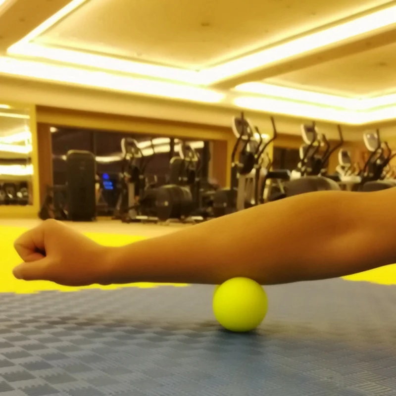 Фитнес-мяч для массажа триггер точка Myofascial релиз тела твердый ролик для Лакросса