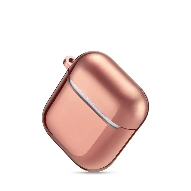 Новые ТПУ гальванические беспроводные Bluetooth гарнитуры Чехлы для Apple Airpods 1/2 защитный чехол зарядная коробка противоударный чехол