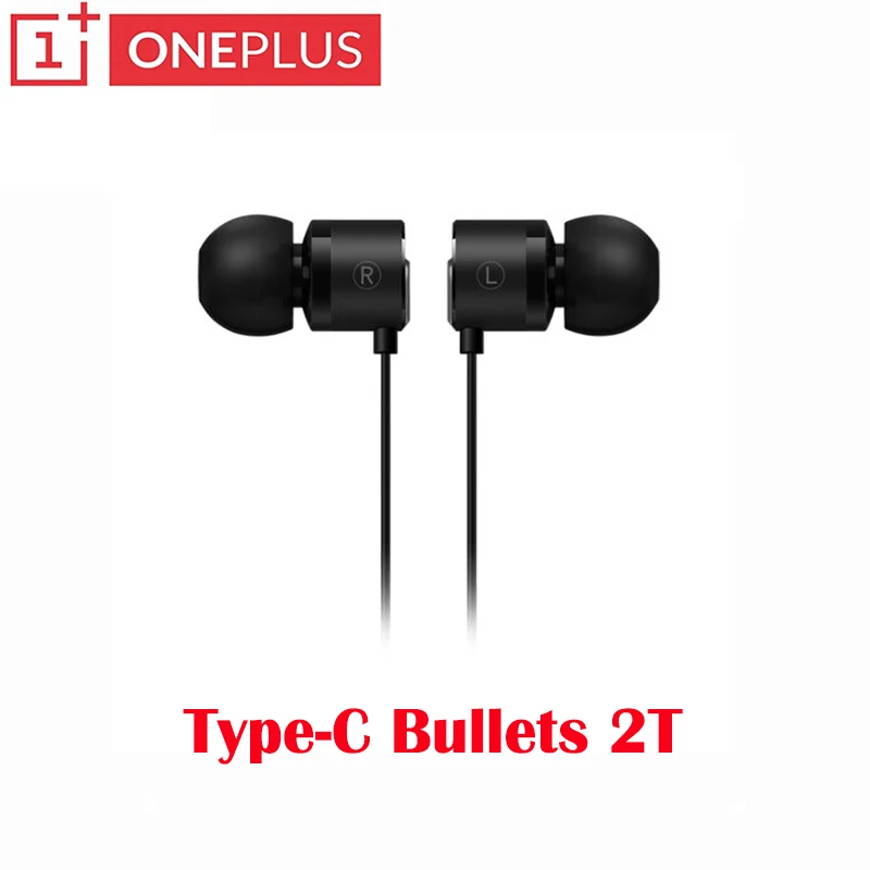 Оригинальные официальные наушники OnePlus Type-C пули 2T внутриканальные динамические