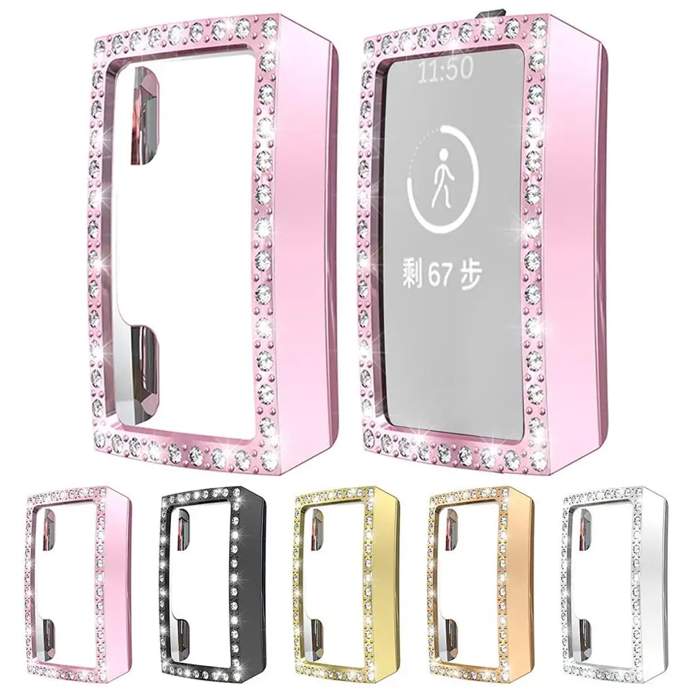 

For Fitbit charge 3 Replacement Ultra-Slim Luxury Crystal Screen Protector Cover Protector Smart watch Protective ccessories