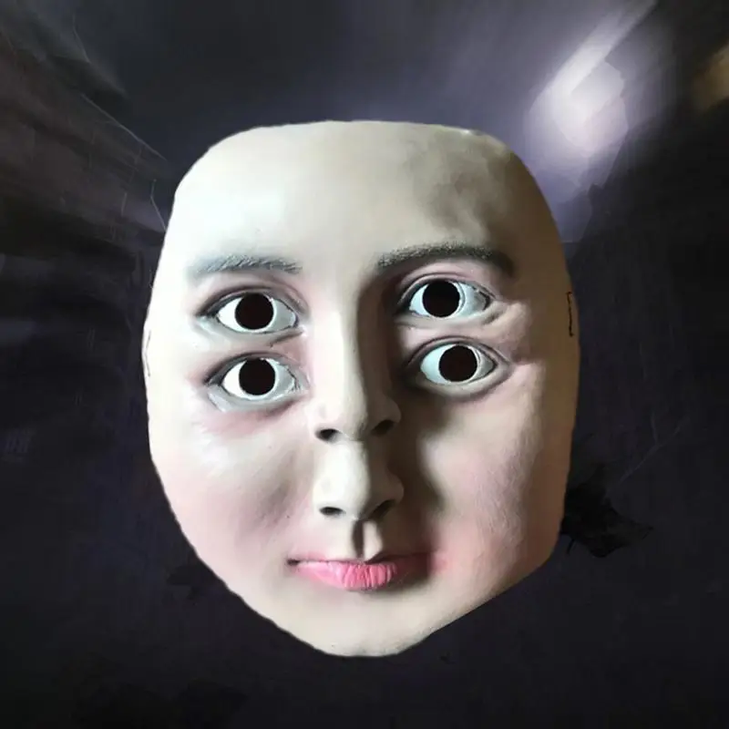1 шт. Косплей Реквизит Поставки четыре глаза ужас безопасный латекс премиум Маскарадная маска праздничные Вечерние Маски на день рождения Хэллоуин