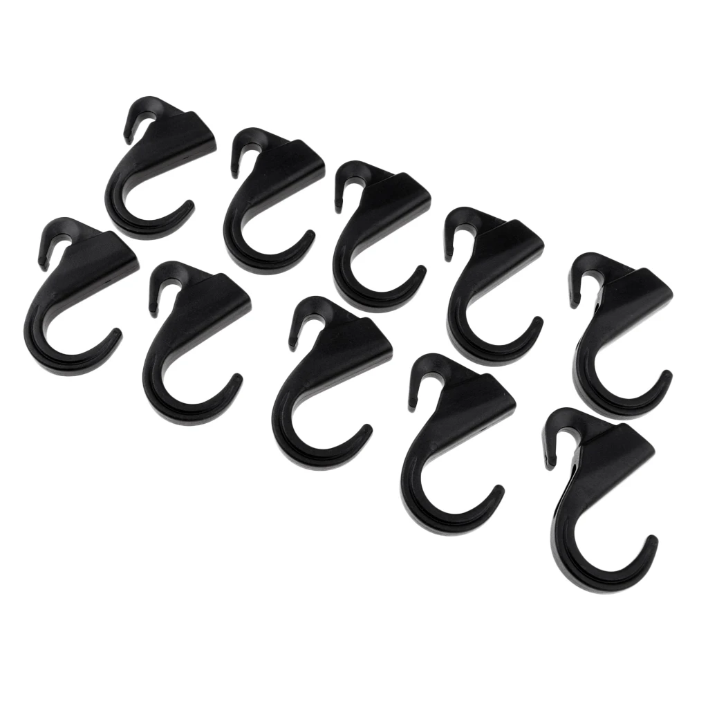 10Pcs Hooks for Kayak Boat Canoe Cargo Bungee Hook Anchor Lashing Accessory