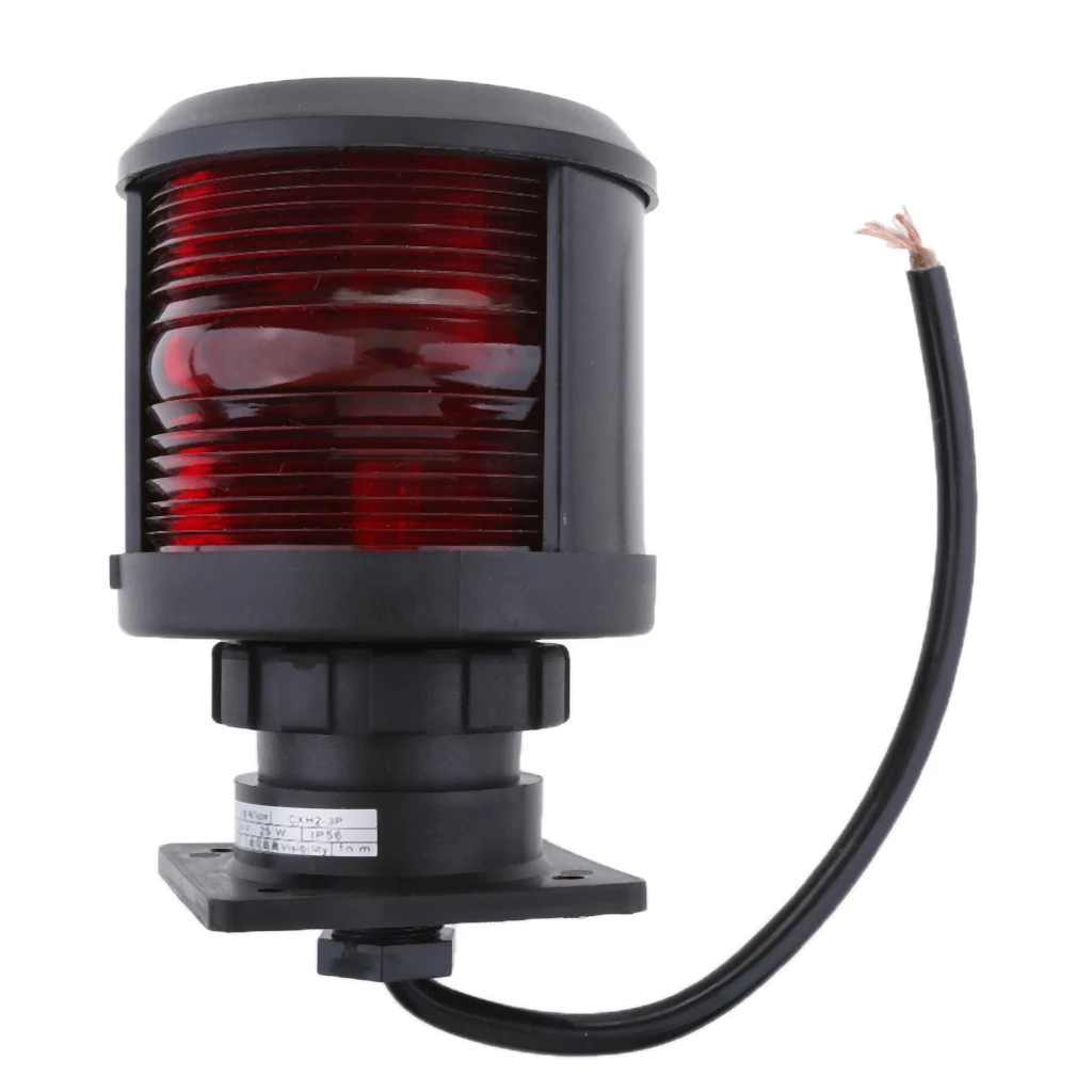 Red+Green 12V/24V LED Port Navigation Signal Light for Marine Boat ,Yacht