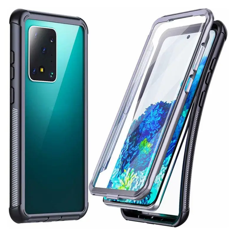 

For Samsung Galaxy S20 Plus Case Heavy Shockproof S20 Screen Protector TPU Shock Absorption Scratch Resistant Mobile Phone Cases