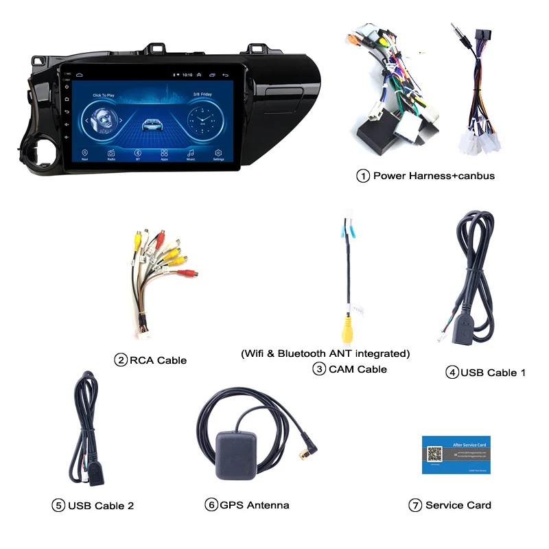 10," Android 8,1 радио для TOYOTA HILUX Левый ручной драйвер с Bluetooth gps навигация USB FM SWC DVR OBD