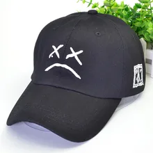 Кепка с вышивкой в стиле Peep Dad, хлопок, бейсболка, шапка с унылым лицом, Xxxtentacion, Кепка в стиле хип-хоп, Love Lil., бейсболка с открытым носком для женщин и мужчин