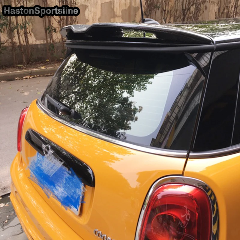 F55 F56 углерода на заднюю часть крыши, багажник спойлер для автомобиля для Mini Cooper F55 F56 2013